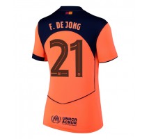 Barcelona Frenkie de Jong #21 Koszulka Trzecia damskie 2025-26 Krótki Rękaw